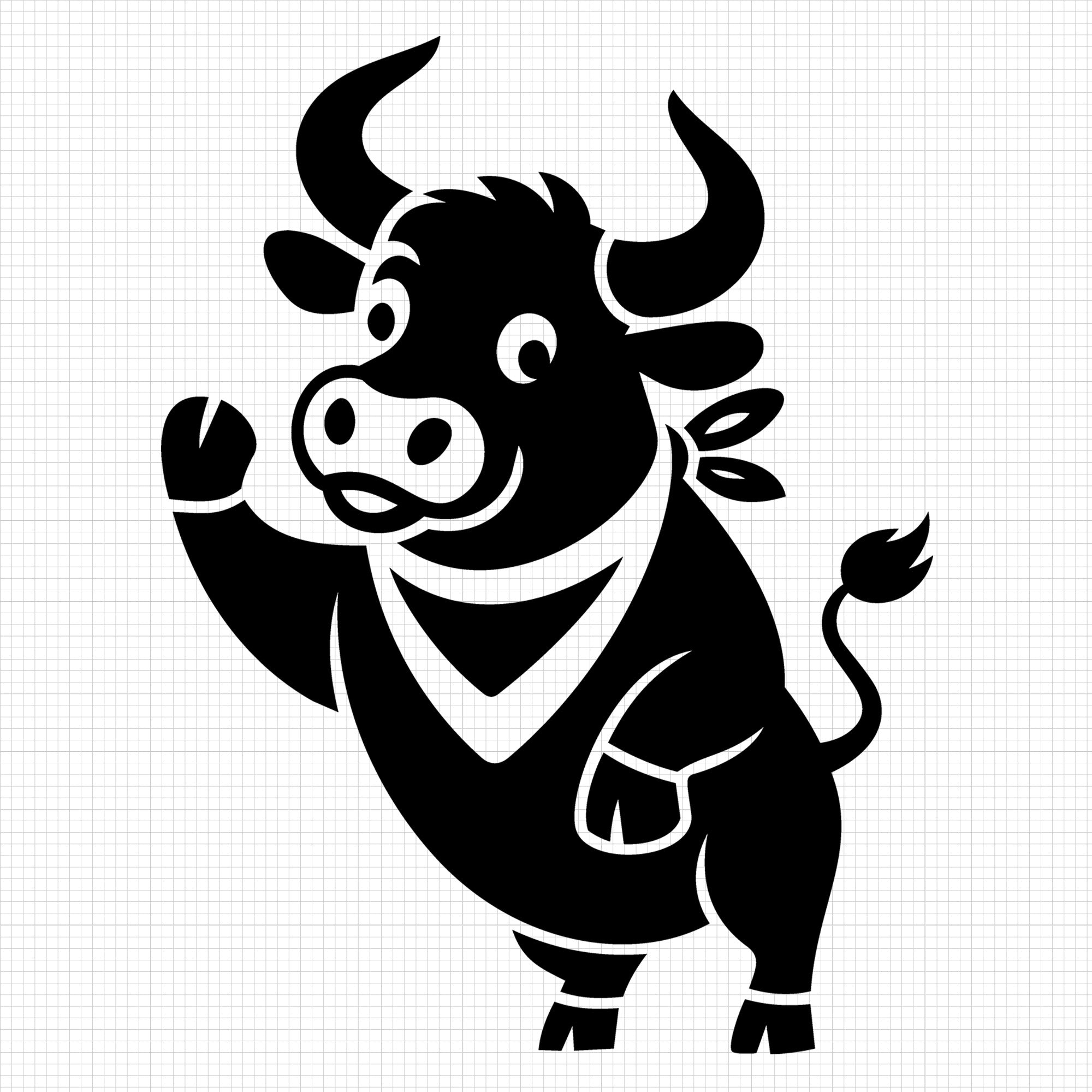 Bull SVG File - Craft House SVG