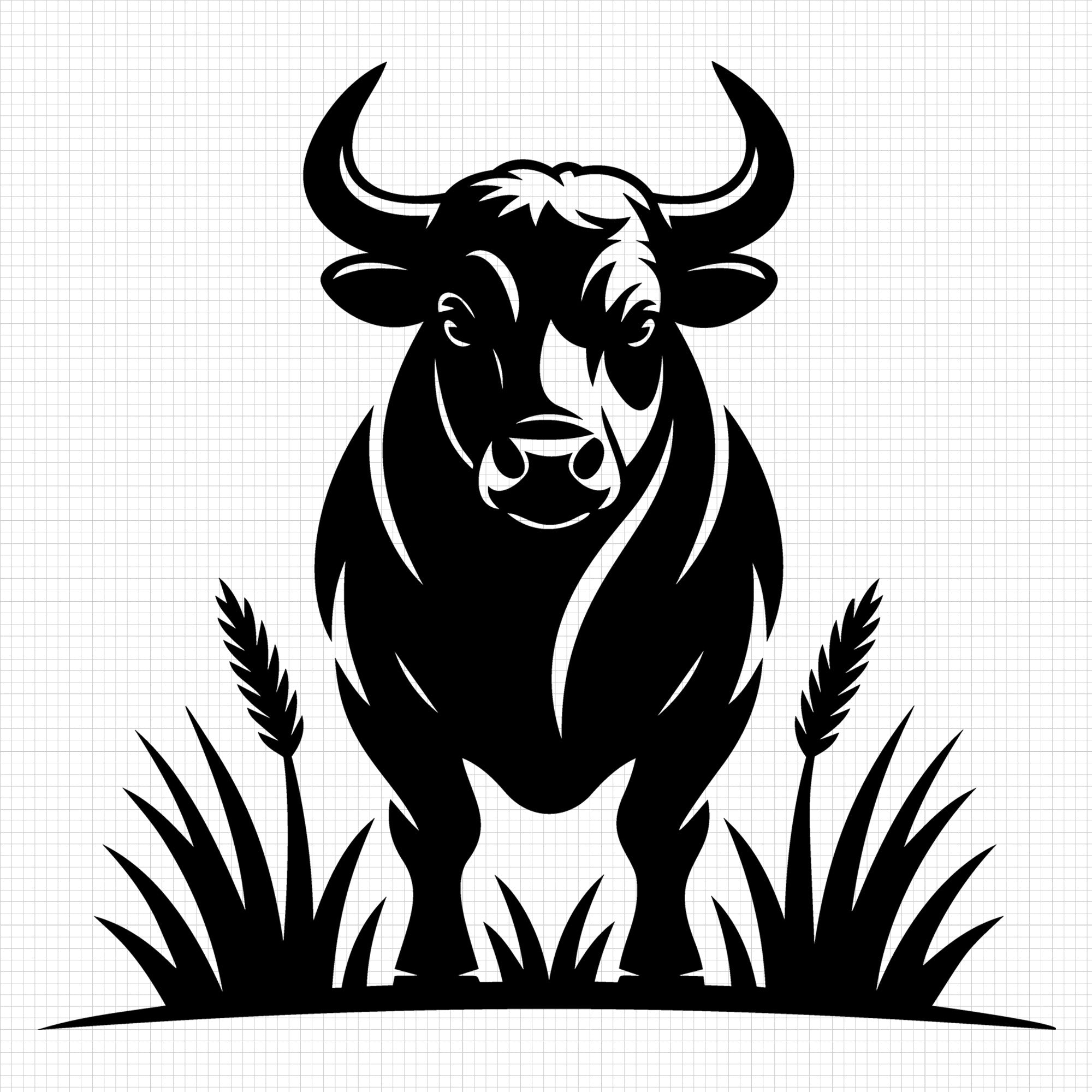 Bull SVG File - Craft House SVG