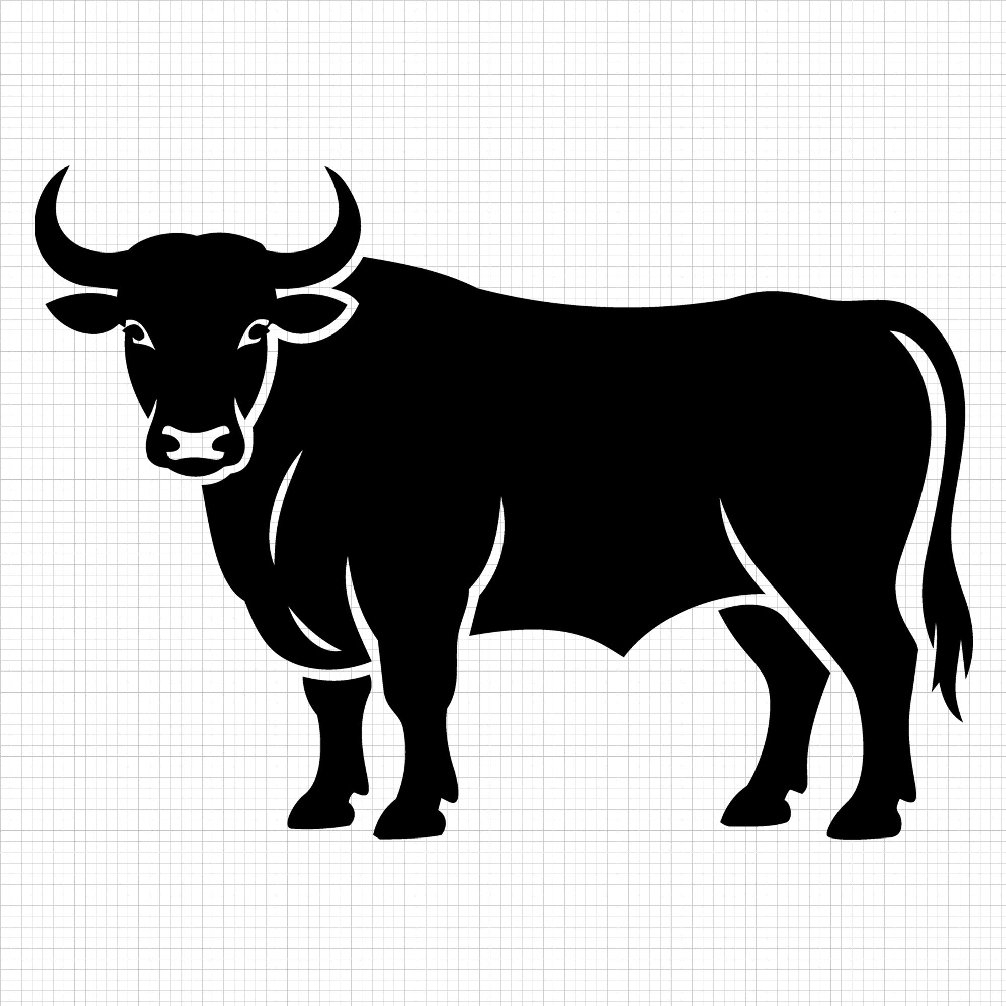 Bull SVG File - Craft House SVG