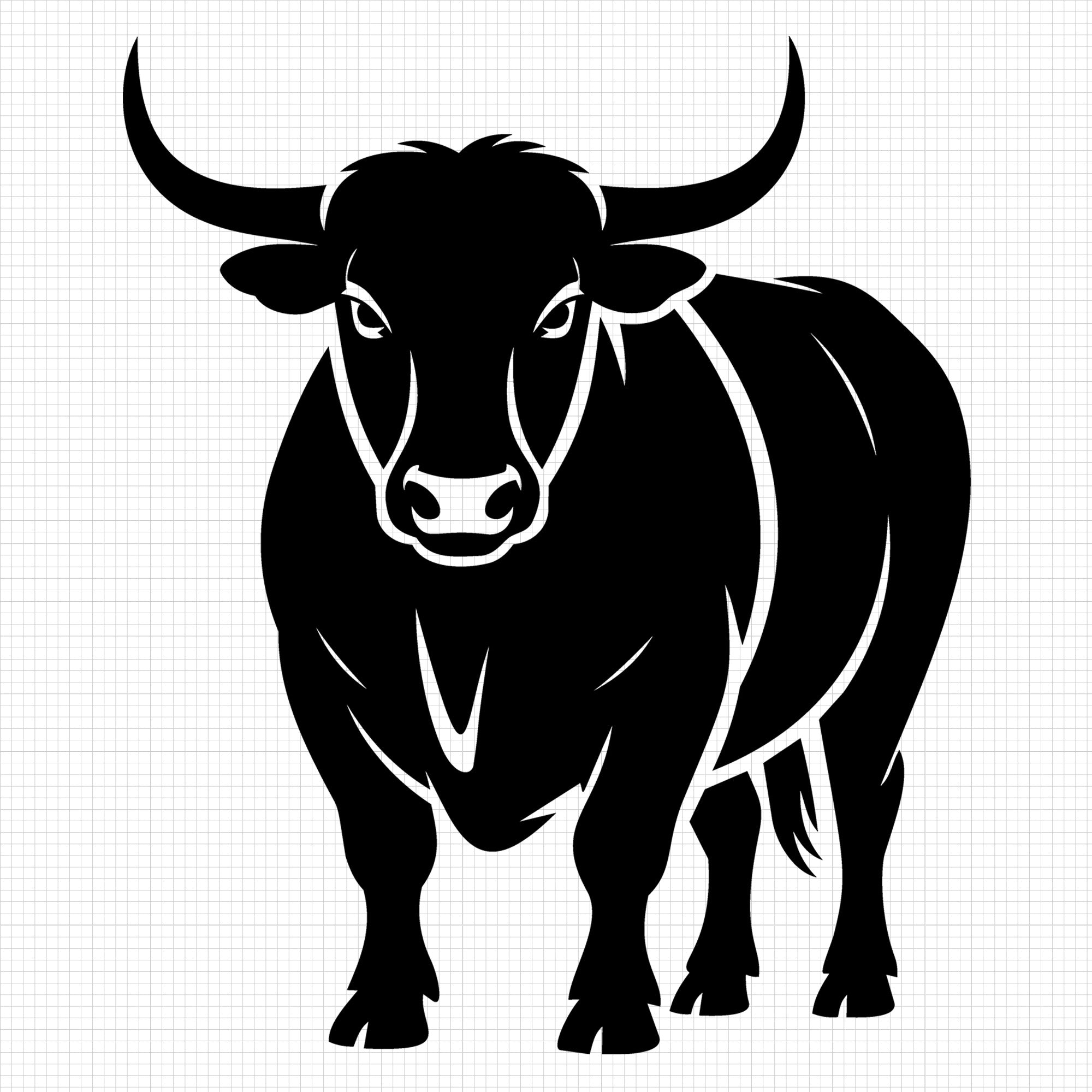 Bull SVG File - Craft House SVG
