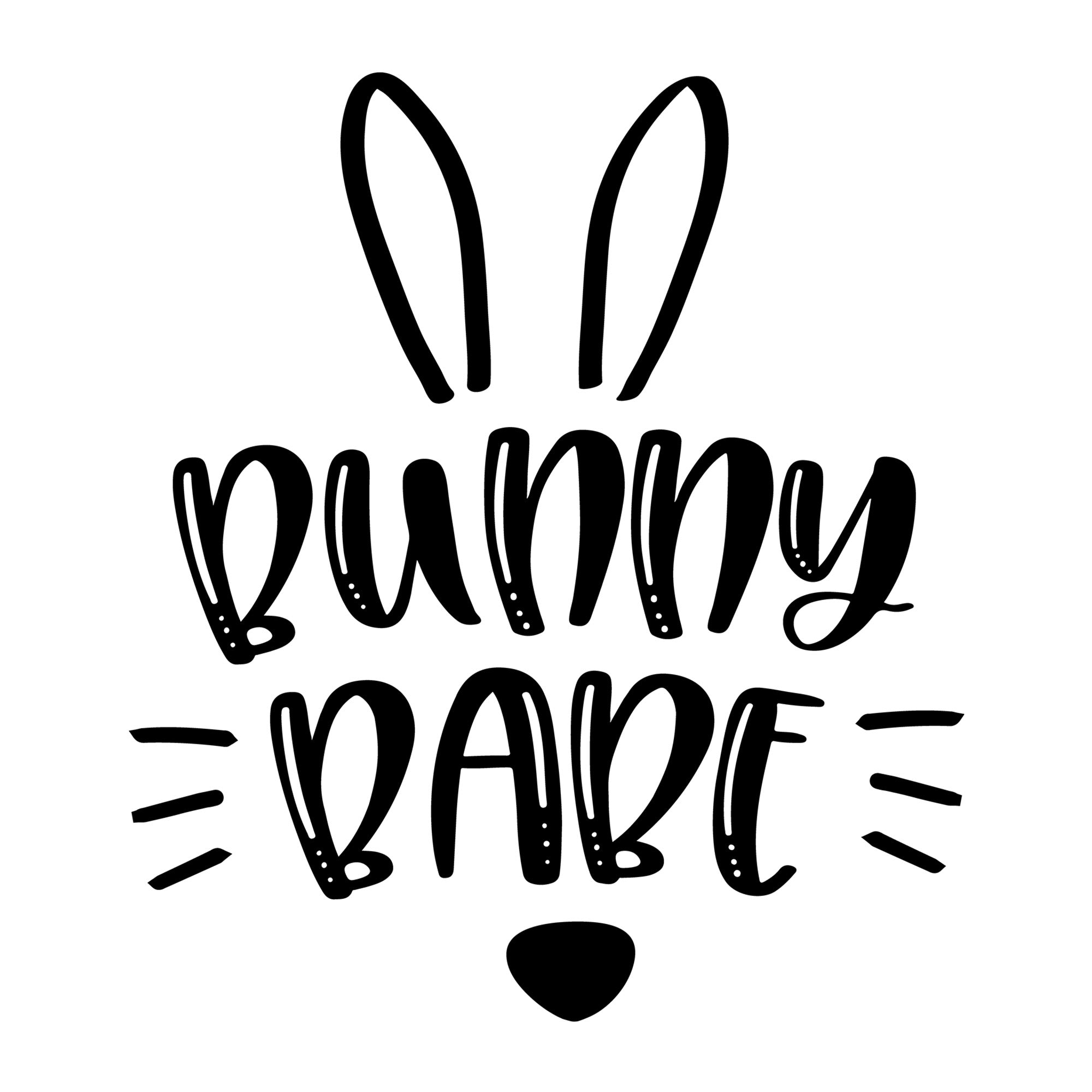 Bunny babe SVG