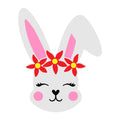 Bunny Face SVG design for Cricut, Silhouette, laser cutting, vinyl, sublimation, Easter crafts, and DIY projects.