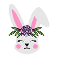 Bunny Face SVG design for Cricut, Silhouette, laser cutting, vinyl, sublimation, Easter crafts, and DIY projects.