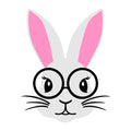 Bunny Face SVG design for Cricut, Silhouette, laser cutting, vinyl, sublimation, Easter crafts, and DIY projects.