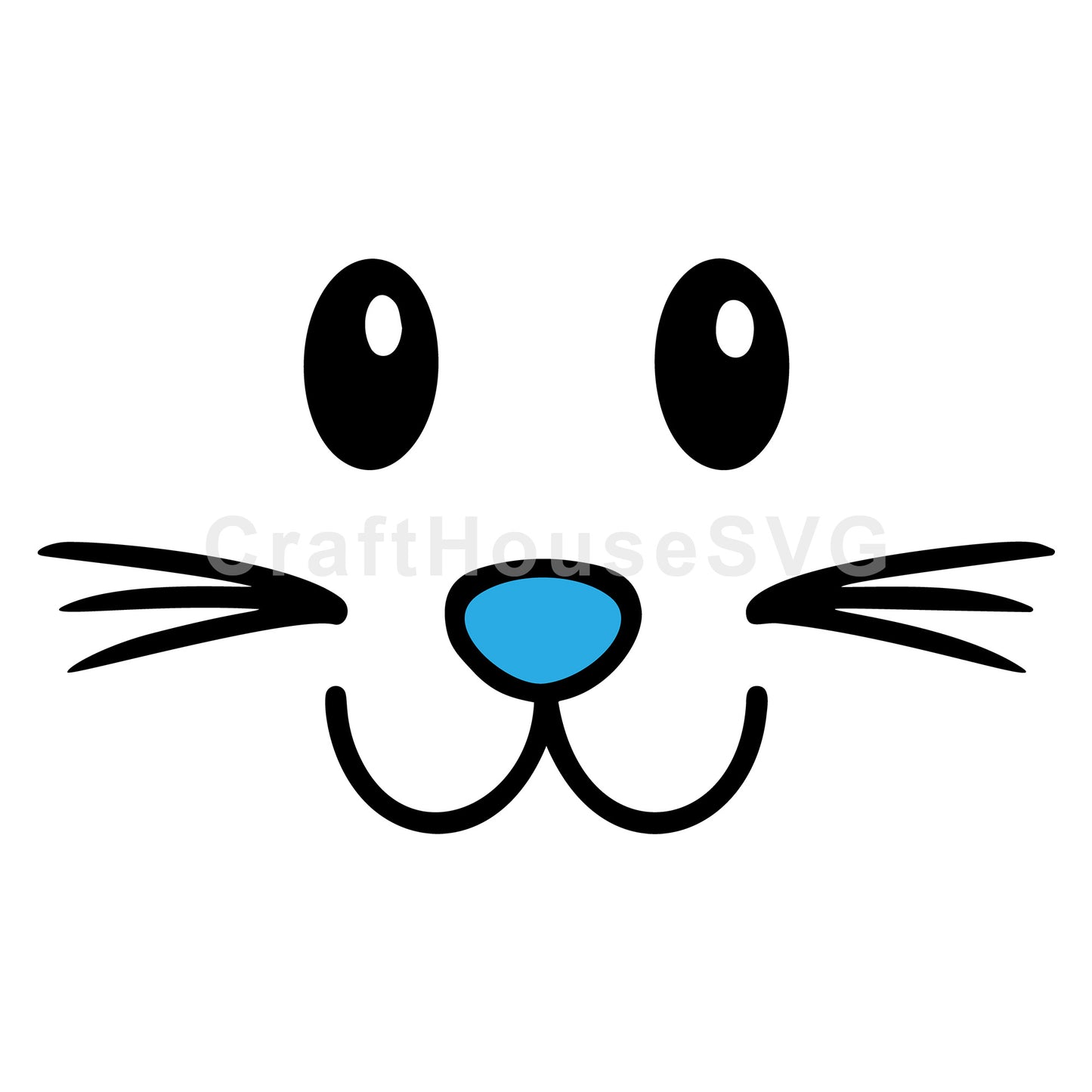 Bunny Face SVG