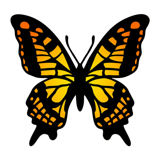 Butterfly SVG design for Cricut, Silhouette, laser cutting, vinyl, sublimation, and craft projects.