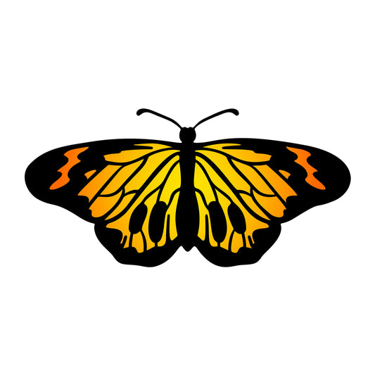 Butterfly SVG design for Cricut, Silhouette, laser cutting, vinyl, sublimation, and craft projects.