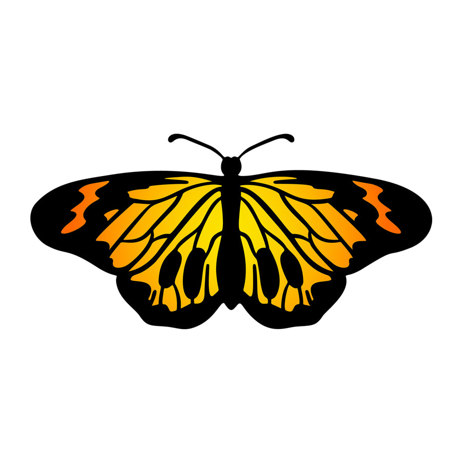 Butterfly SVG design for Cricut, Silhouette, laser cutting, vinyl, sublimation, and craft projects.