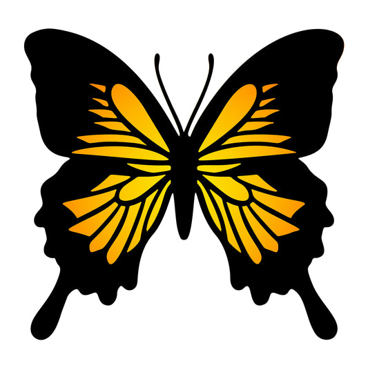 Butterfly SVG design for Cricut, Silhouette, laser cutting, vinyl, sublimation, and craft projects.