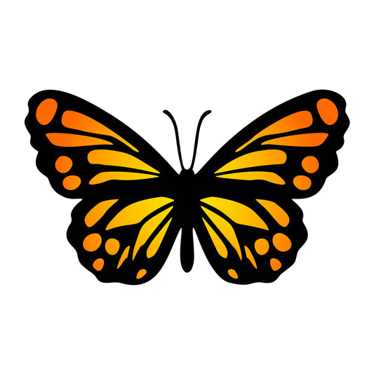 Butterfly SVG design for Cricut, Silhouette, laser cutting, vinyl, sublimation, and craft projects.