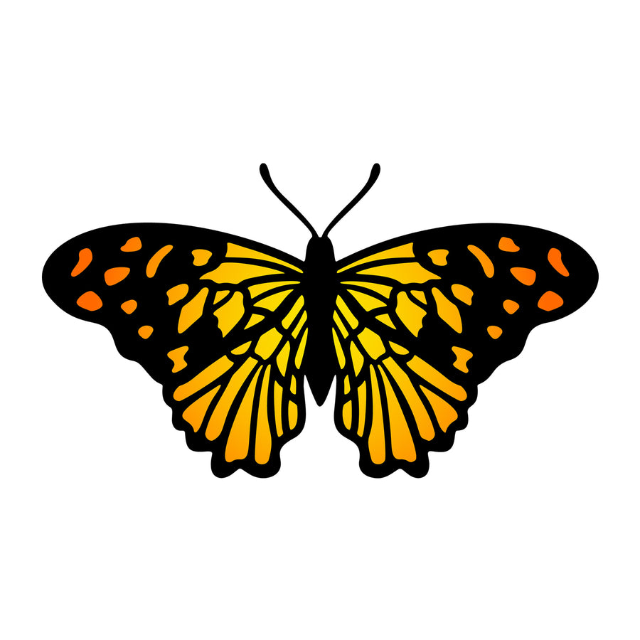 Butterfly SVG design for Cricut, Silhouette, laser cutting, vinyl, sublimation, and craft projects.