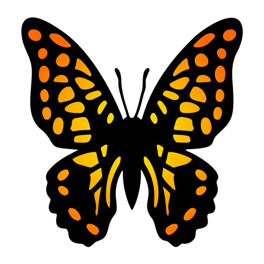 Butterfly SVG design for Cricut, Silhouette, laser cutting, vinyl, sublimation, and craft projects.