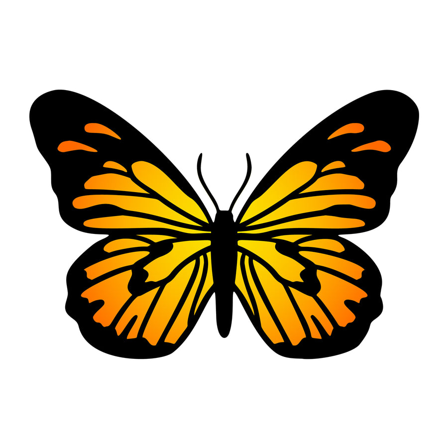 Butterfly SVG design for Cricut, Silhouette, laser cutting, vinyl, sublimation, and craft projects.