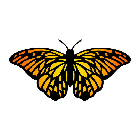 Butterfly SVG design for Cricut, Silhouette, laser cutting, vinyl, sublimation, and craft projects.