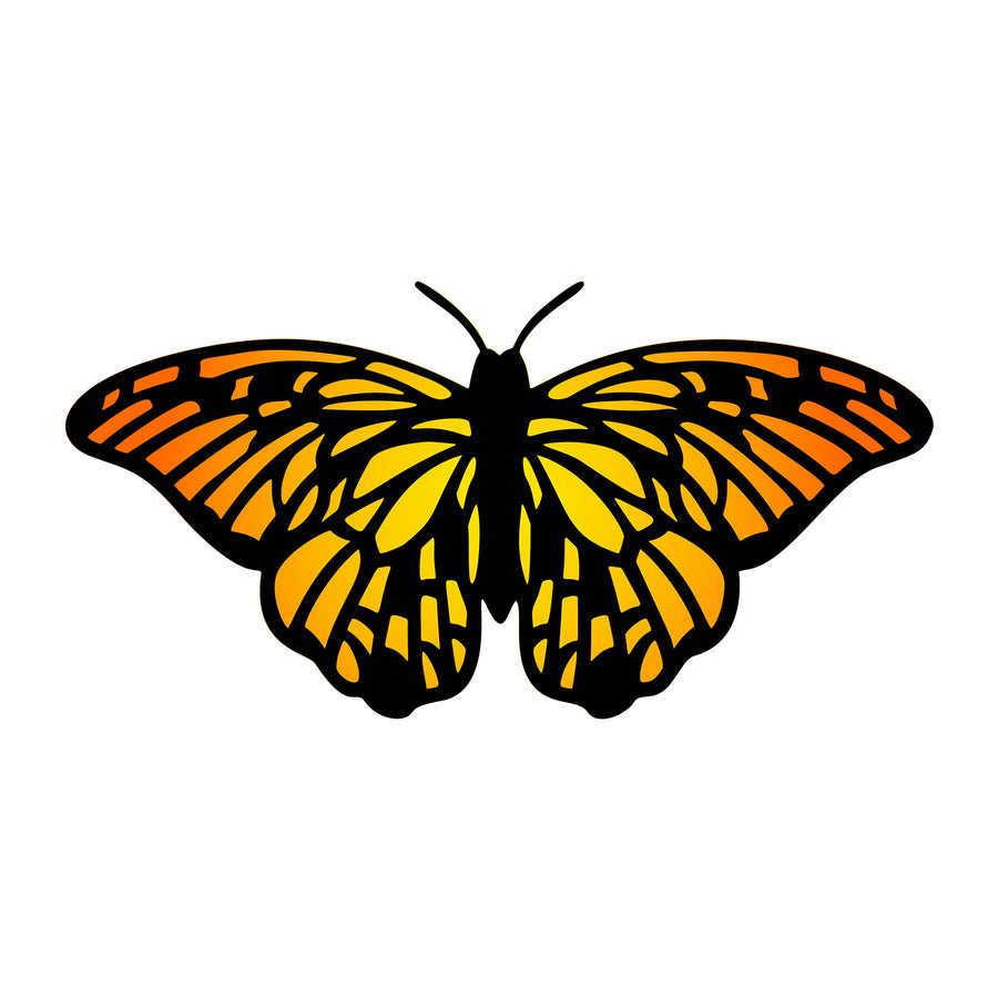 Butterfly SVG design for Cricut, Silhouette, laser cutting, vinyl, sublimation, and craft projects.