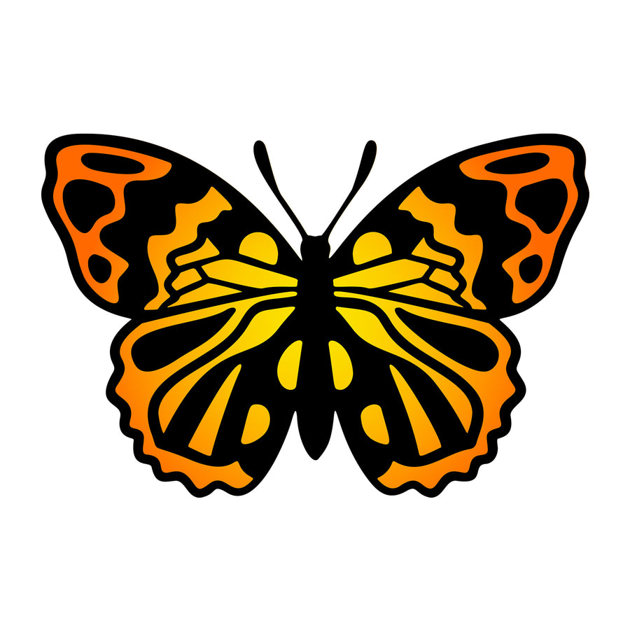 Butterfly SVG design for Cricut, Silhouette, laser cutting, vinyl, sublimation, and craft projects.
