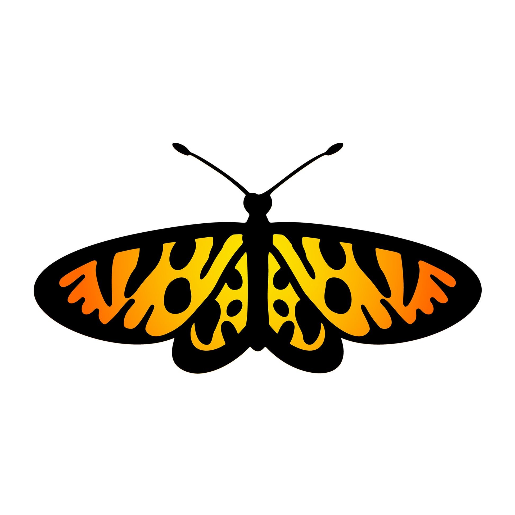 Butterfly SVG design for Cricut, Silhouette, laser cutting, vinyl, sublimation, and craft projects.