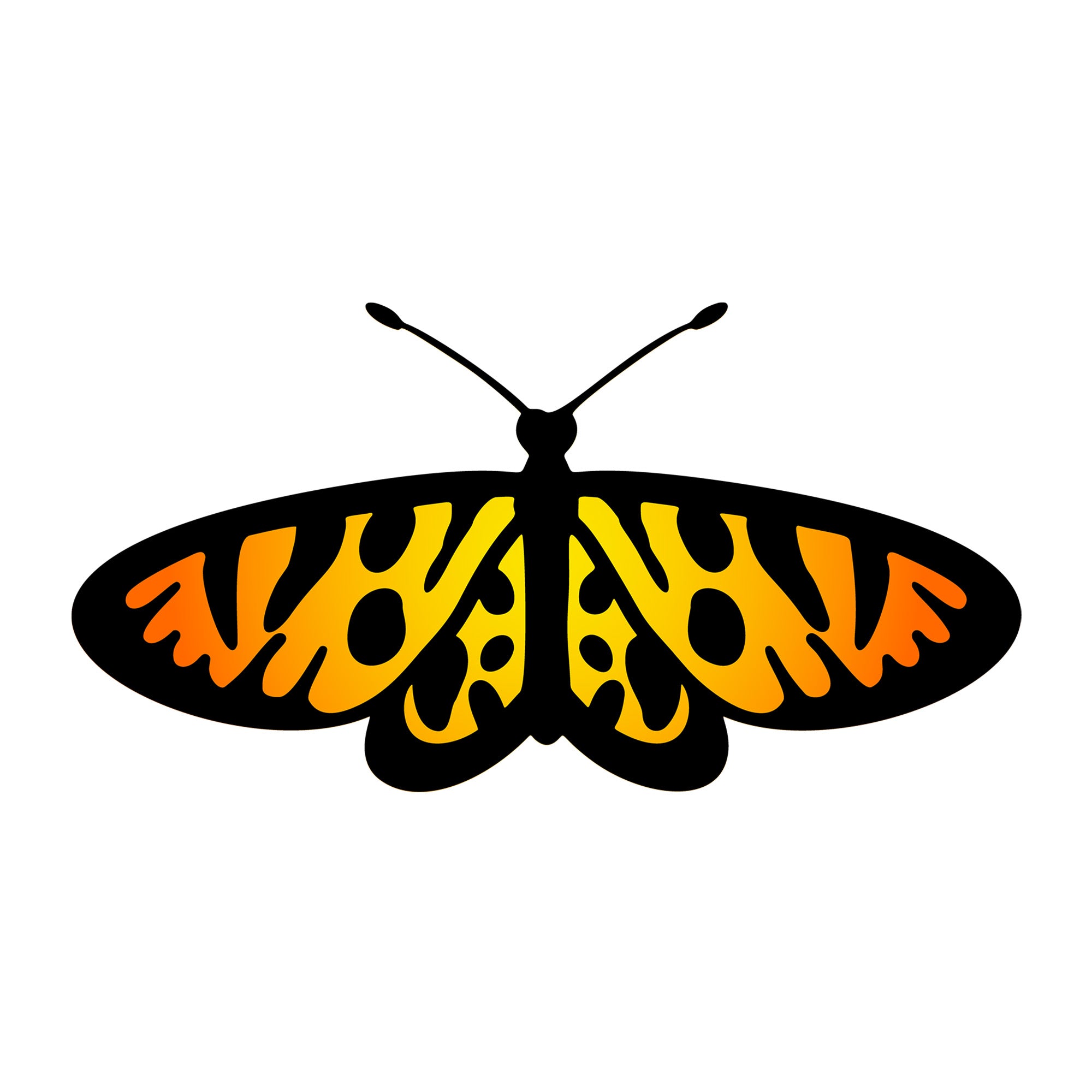 Butterfly SVG design for Cricut, Silhouette, laser cutting, vinyl, sublimation, and craft projects.