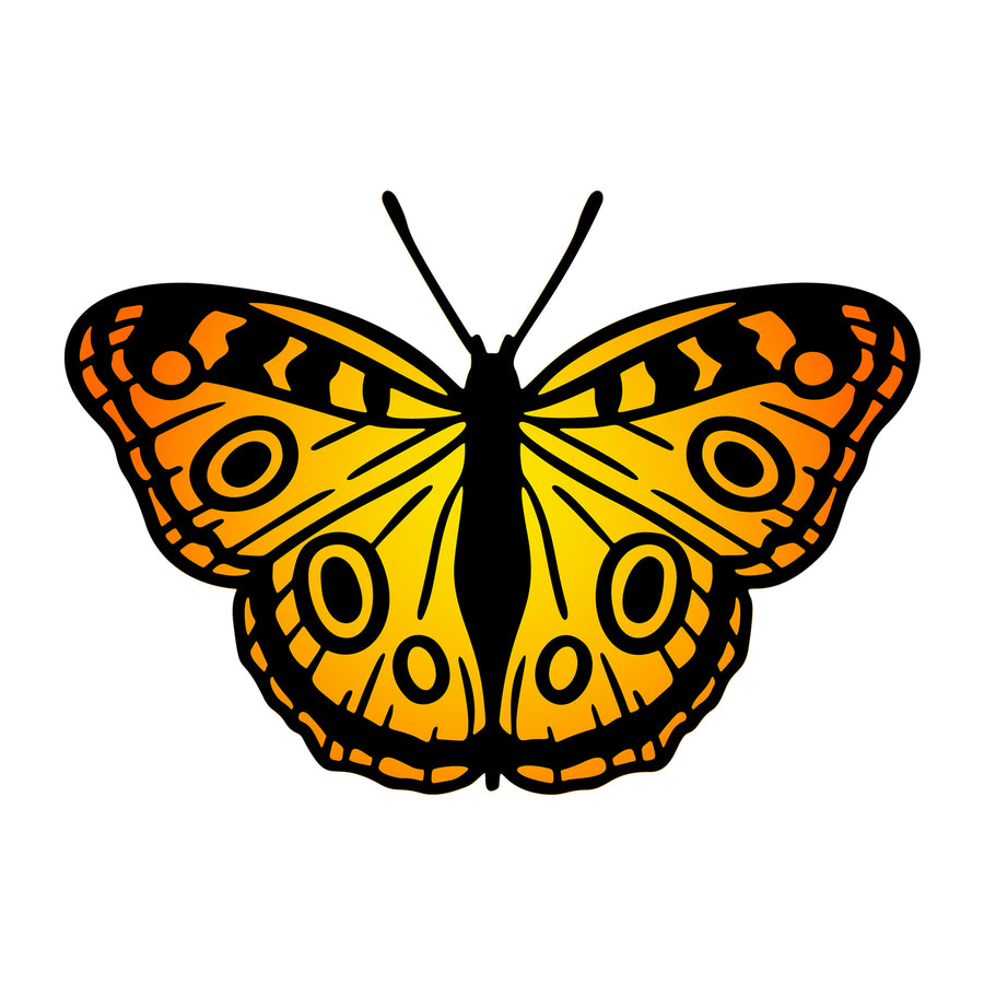 Butterfly SVG design for Cricut, Silhouette, laser cutting, vinyl, sublimation, and craft projects.