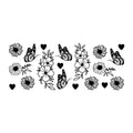 Butterfly Glass Can Wrap SVG design for Cricut, Silhouette, laser cutting, vinyl, sublimation, and craft projects.