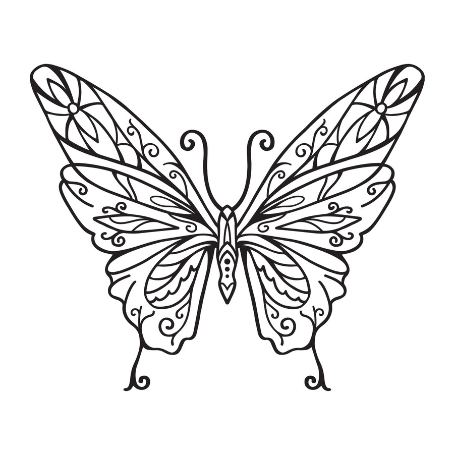 Butterfly Mandala SVG mandala SVG design for Cricut, Silhouette, laser cutting, vinyl, sublimation, decals, shirts, and DIY craft projects.