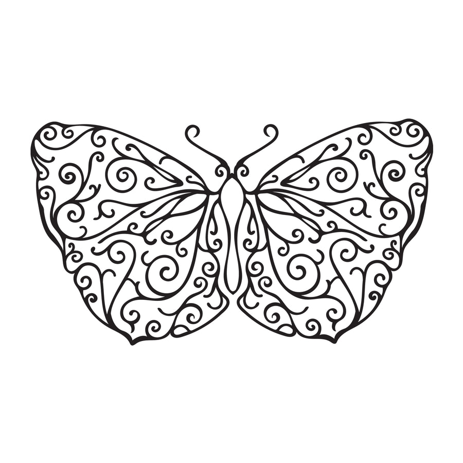 Butterfly Mandala SVG mandala SVG design for Cricut, Silhouette, laser cutting, vinyl, sublimation, decals, shirts, and DIY craft projects.
