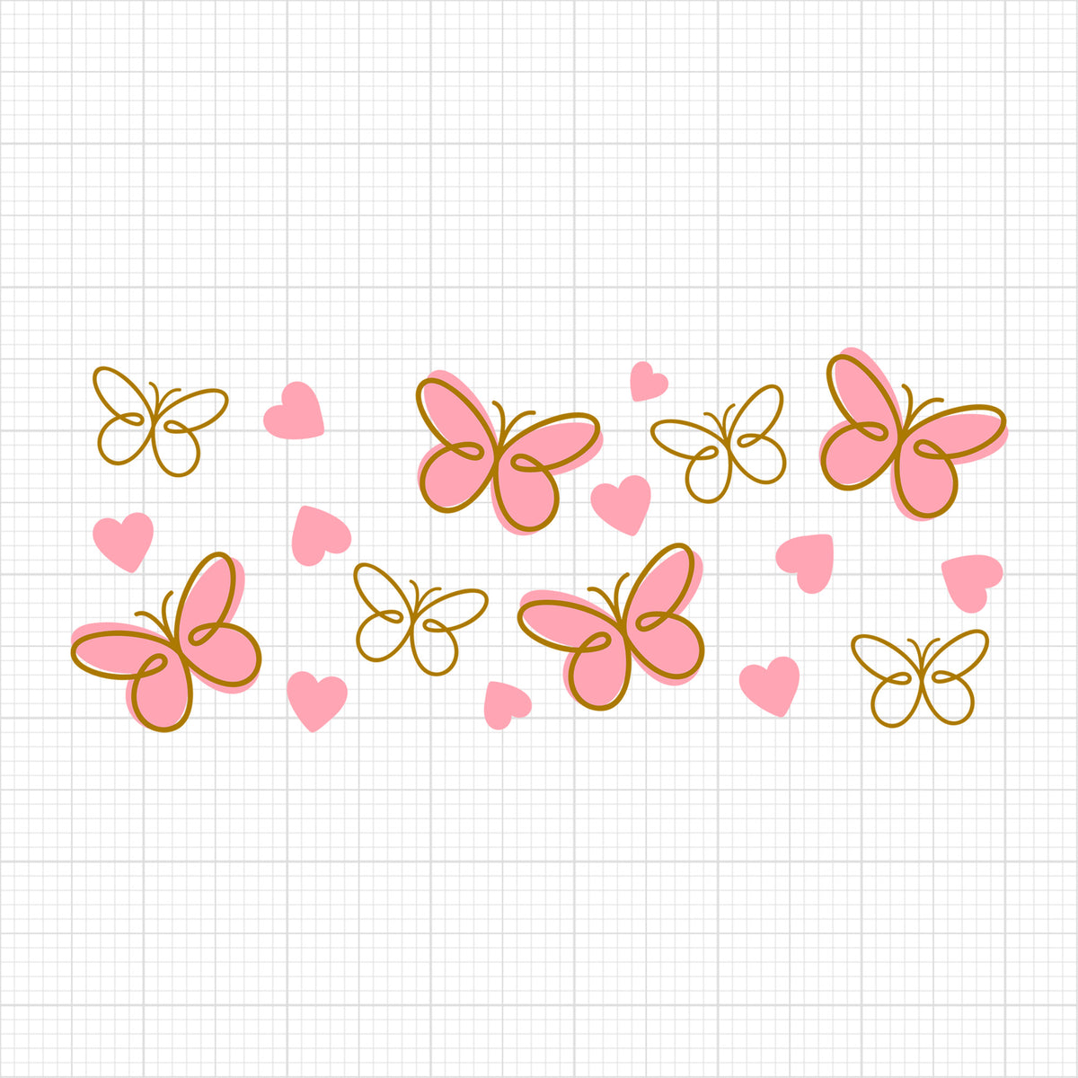 Butterfly Glass Can Wrap 6