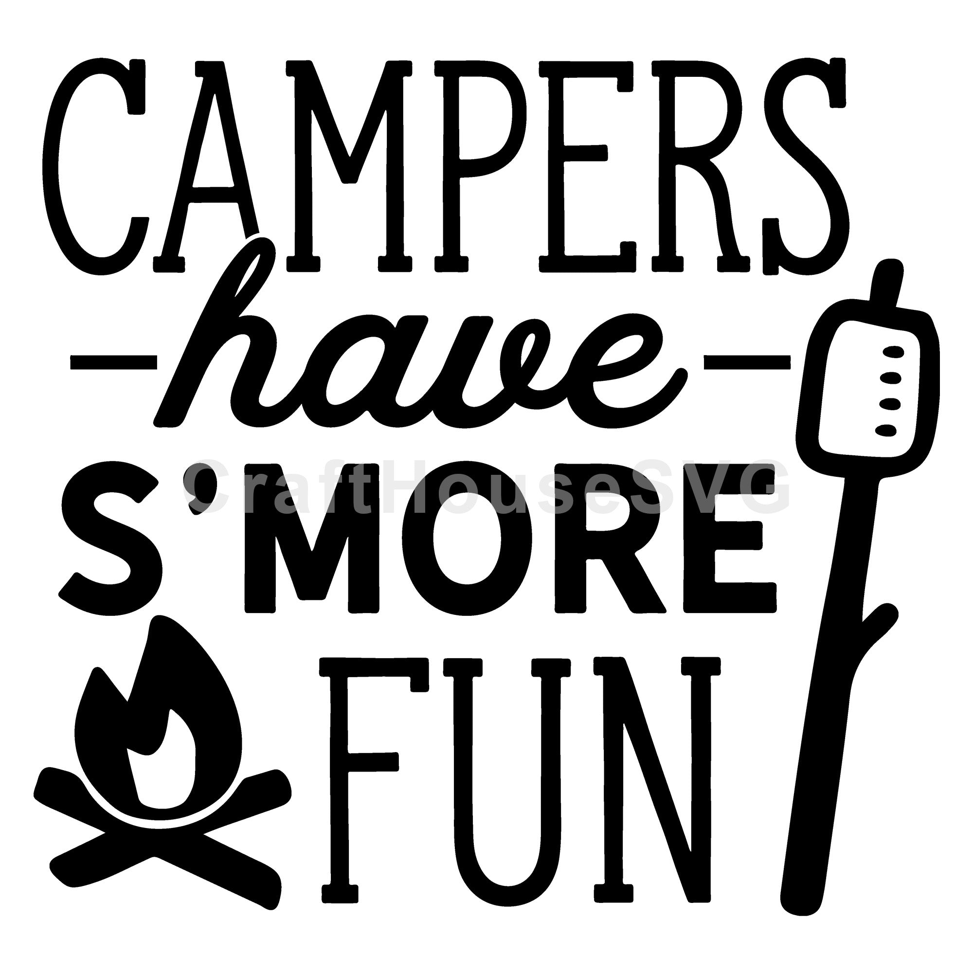 Campers have smore fun SVG