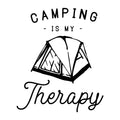 Camping Is My Therapy SVG