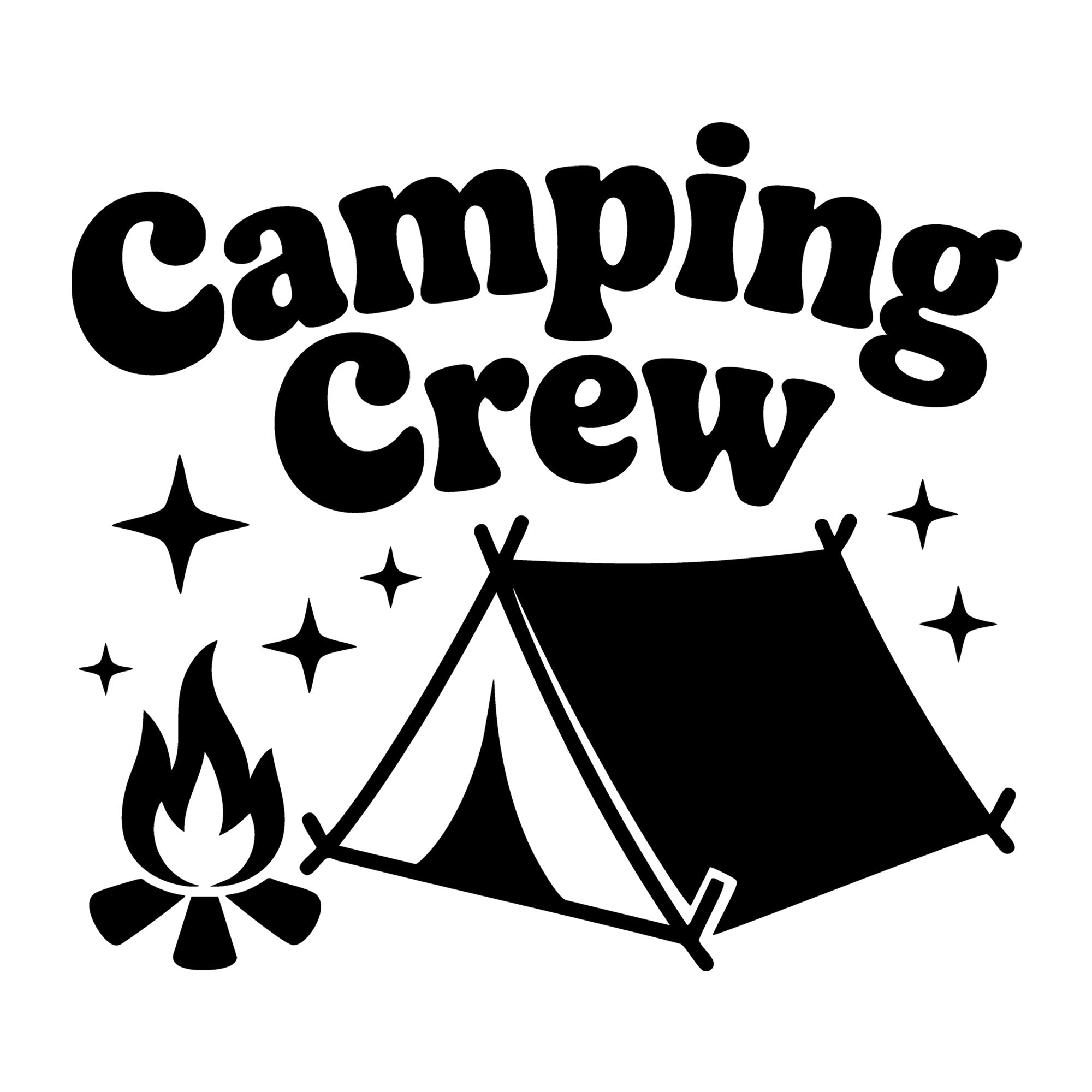Camping Crew SVG