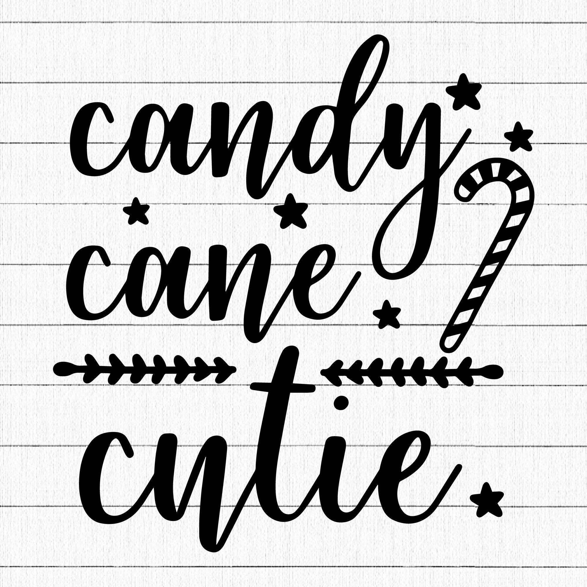 Candy Cane Cutie SVG | M21F9