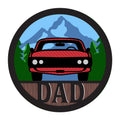 Car 3D Dad SVG design for Cricut, Silhouette, laser cutting, vinyl, sublimation, vehicles, and dad craft projects.