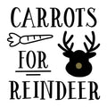 Carrots For Reindeer SVG