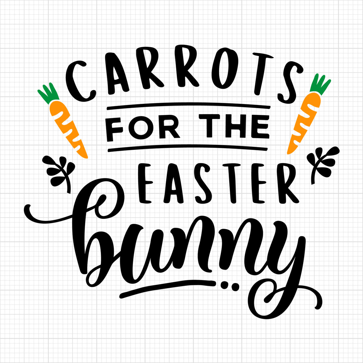 Carrots for the Easter bunny