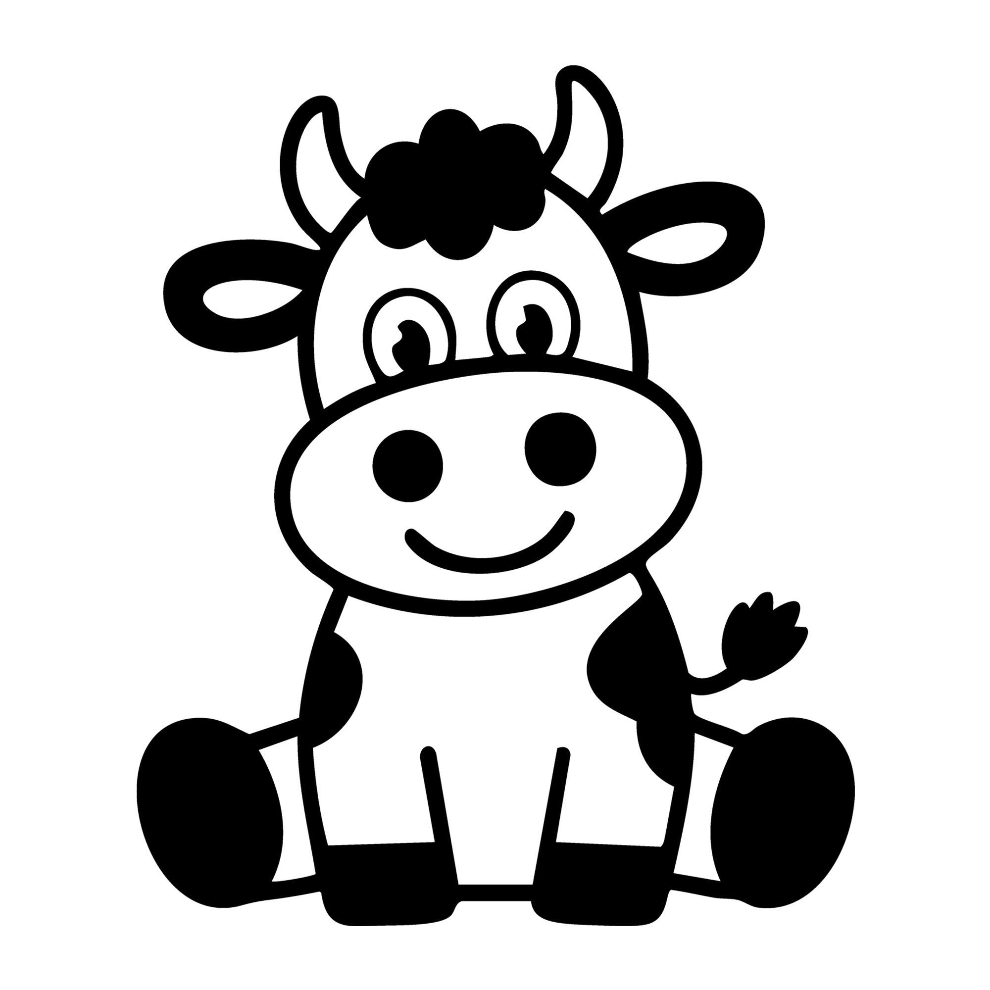 Cartoon Cow SVG