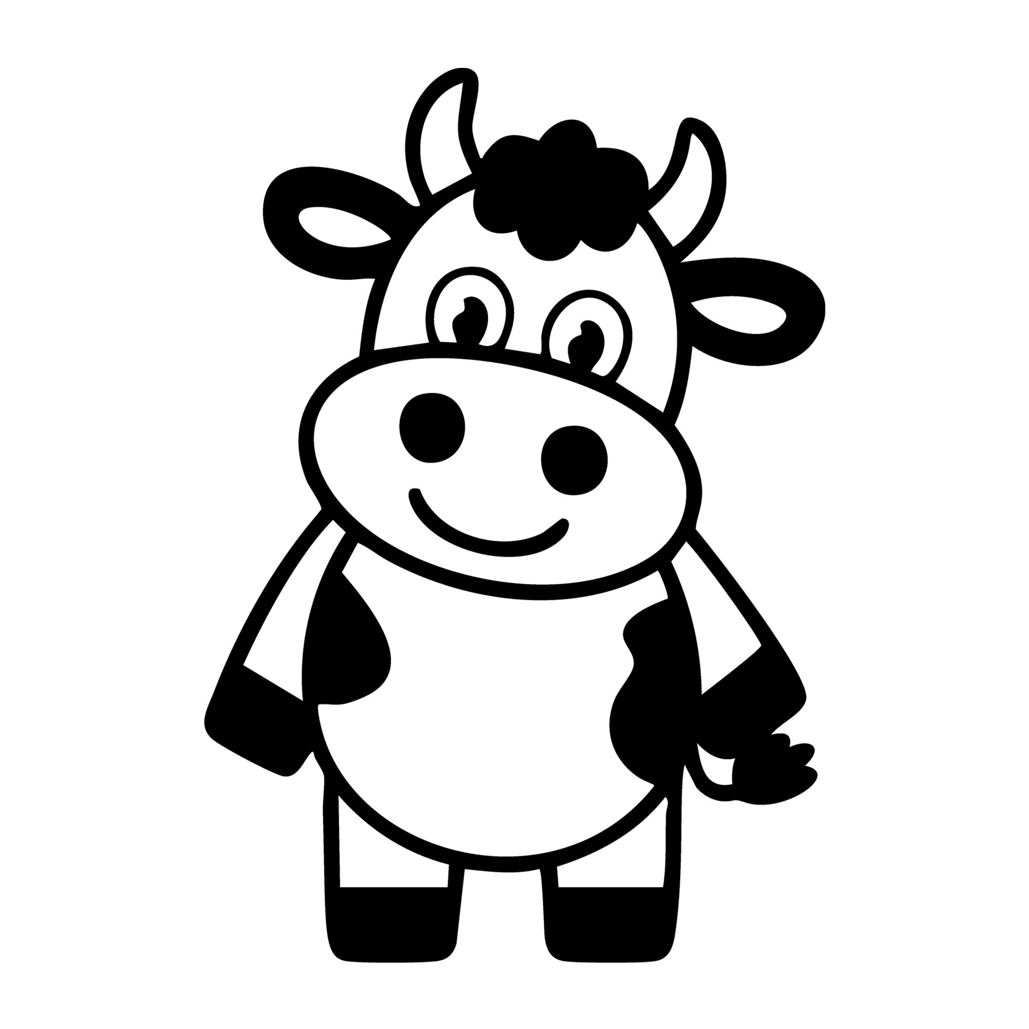 Cartoon Cow SVG