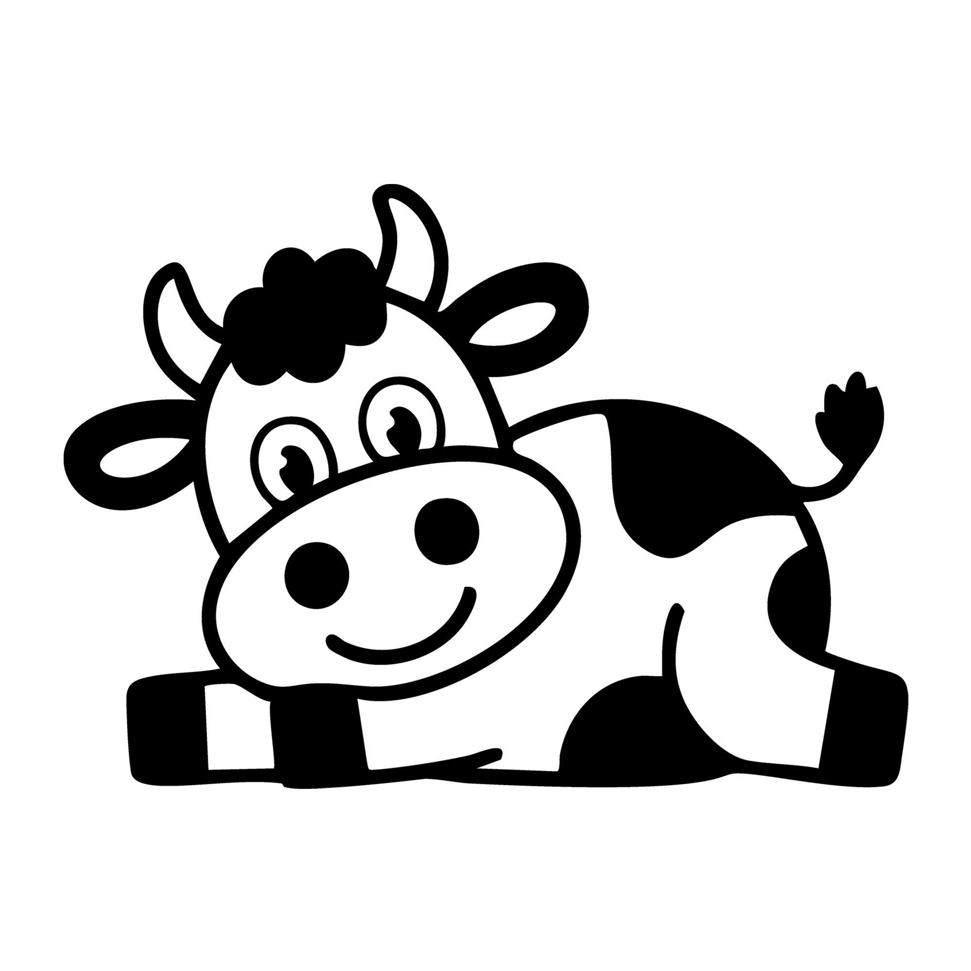 Cartoon Cow SVG