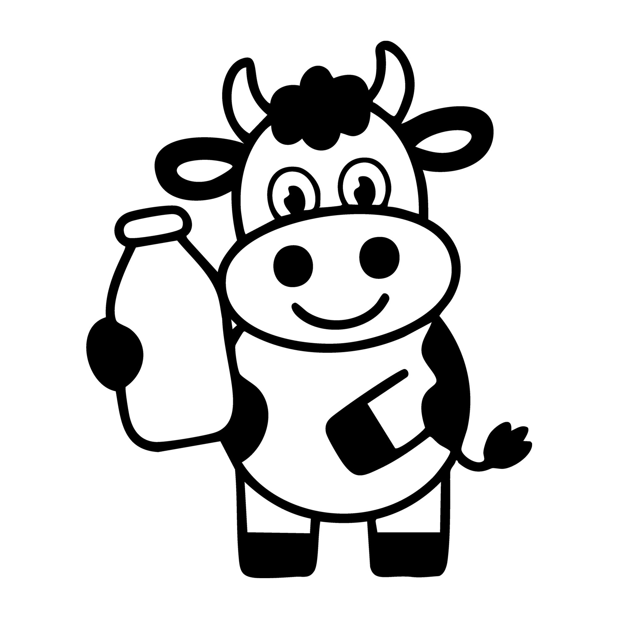 Cartoon Cow SVG
