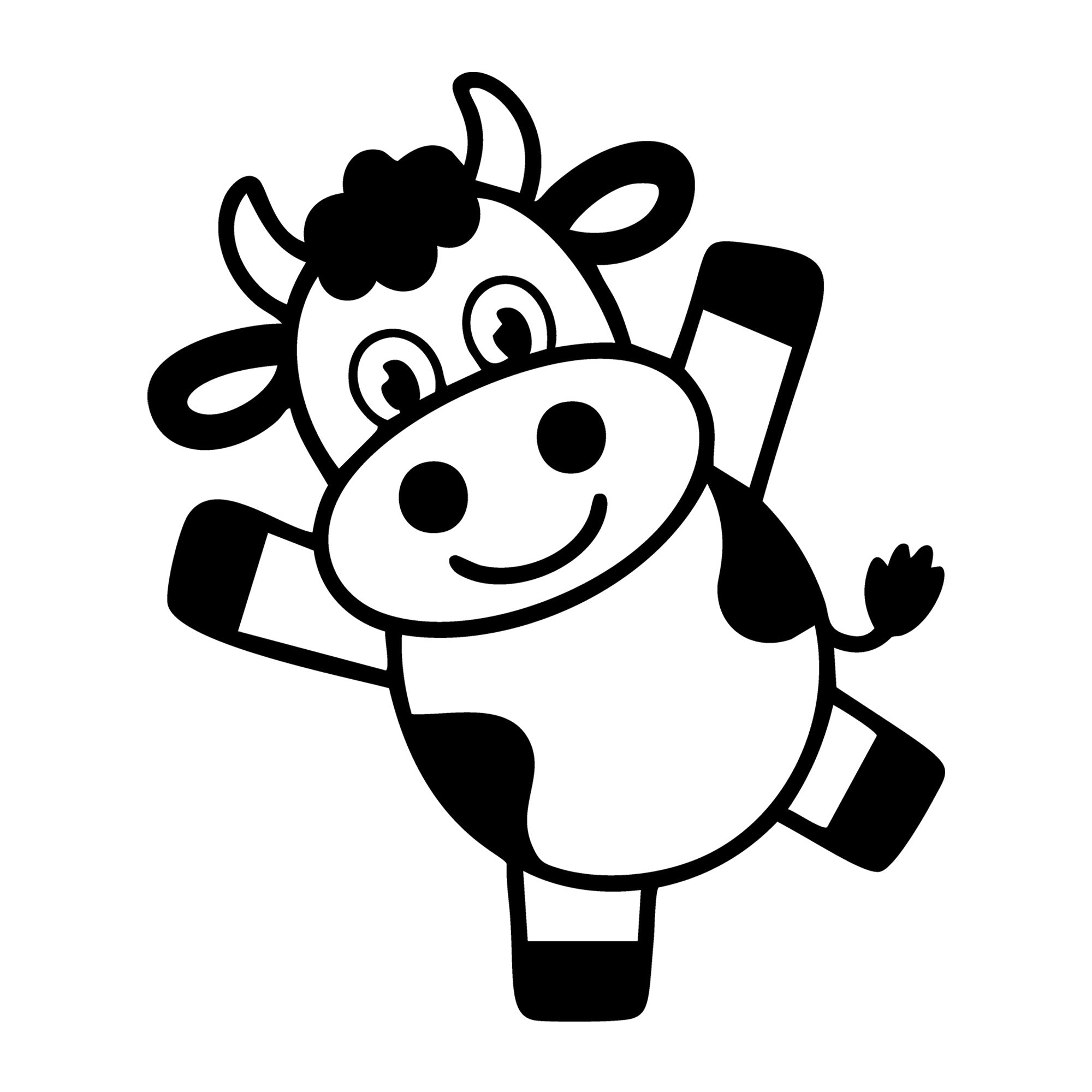 Cartoon Cow SVG