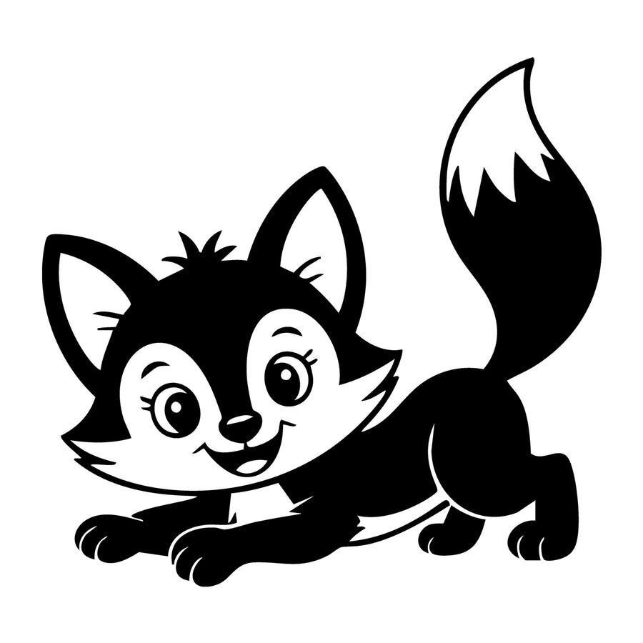 Cartoon Fox SVG