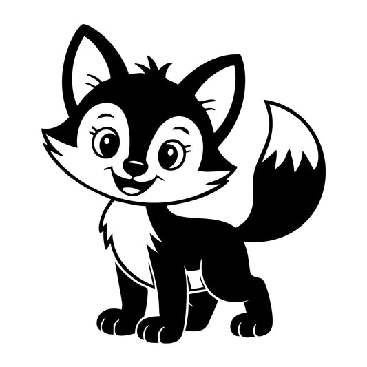 Cartoon Fox SVG