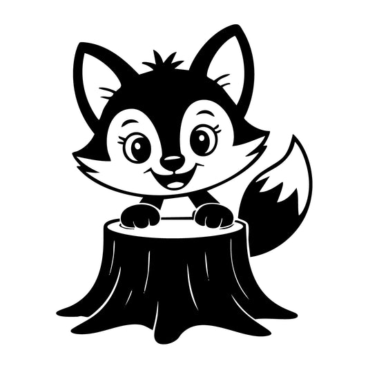Cartoon Fox SVG
