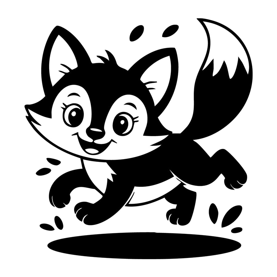 Cartoon Fox SVG