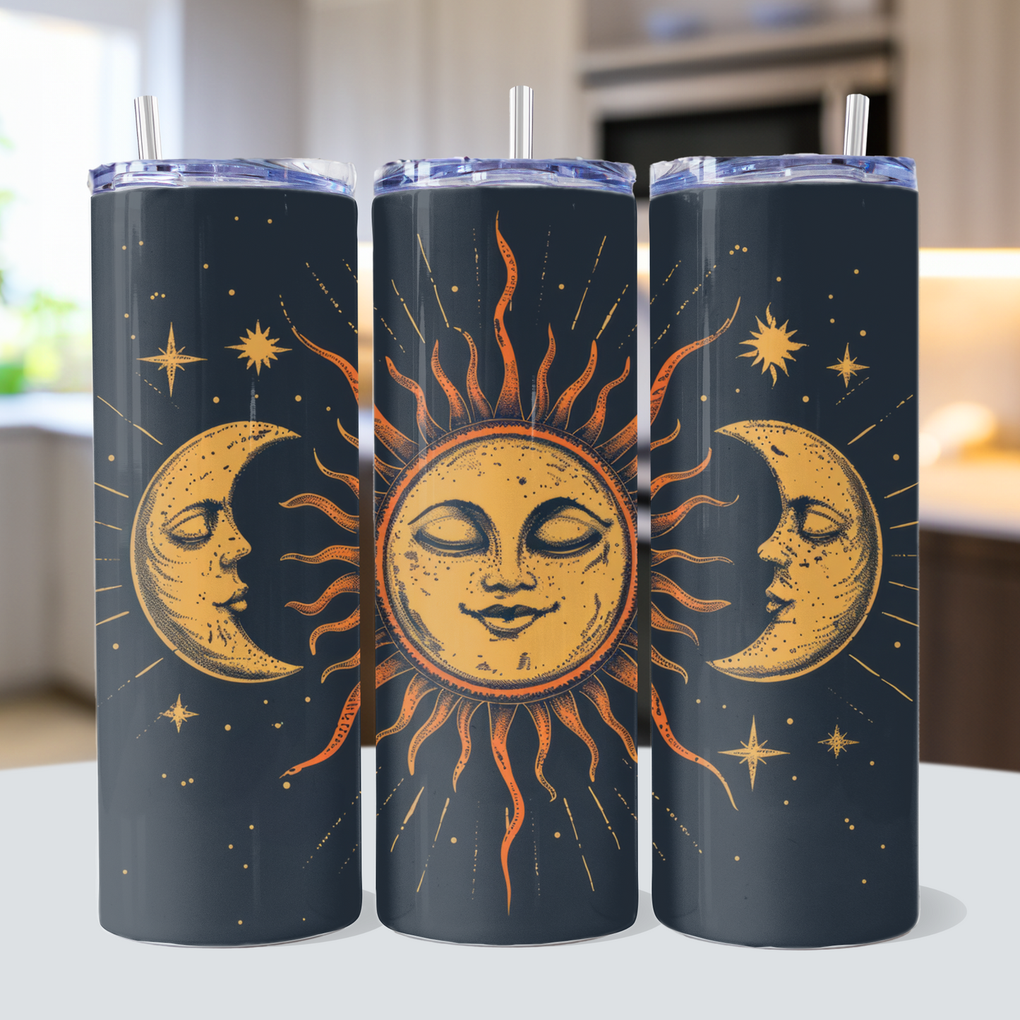 Celestial Tumbler Sublimation Bundle PNG 20 oz