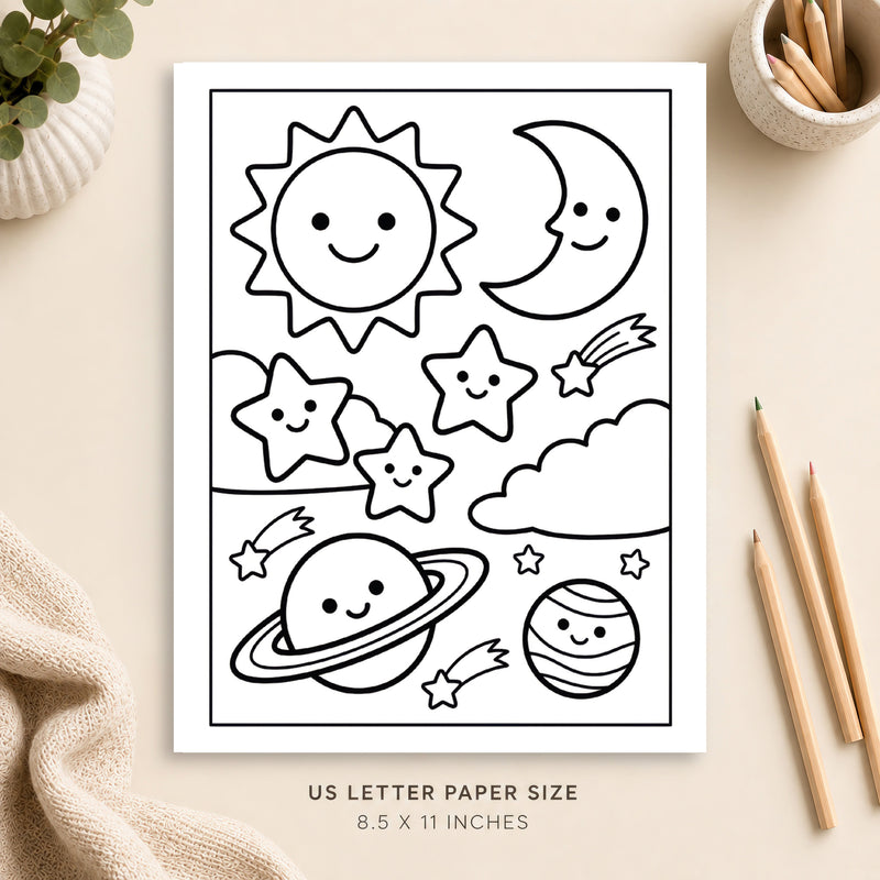 Celestial Coloring Page 5