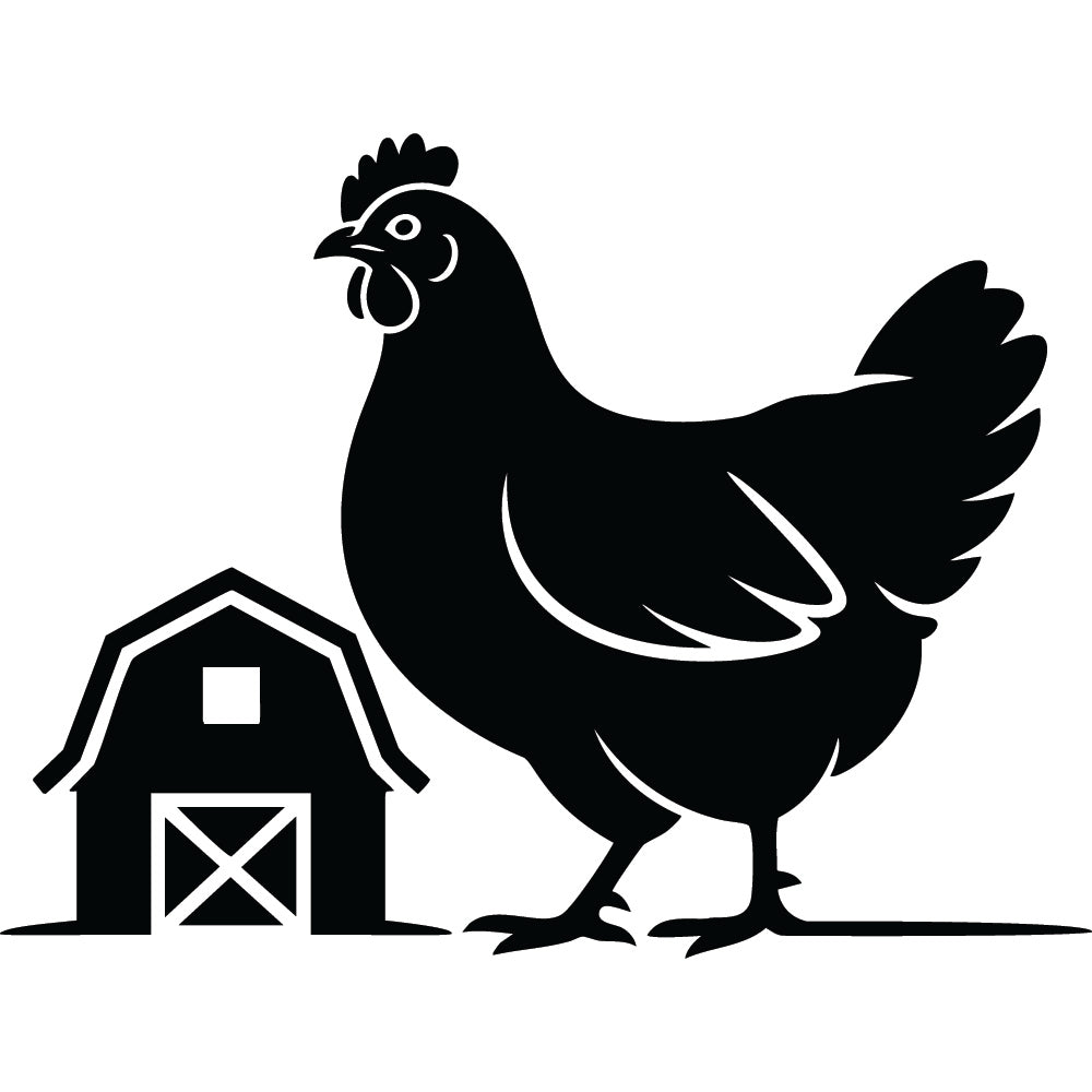 Chicken SVG File SVG DXF EPS PNG - Craft House SVG