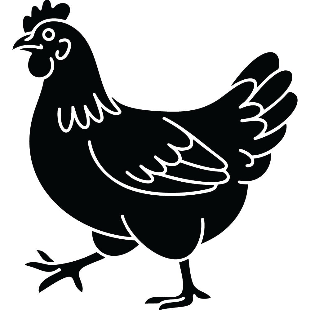 Chicken SVG File SVG DXF EPS PNG - Craft House SVG