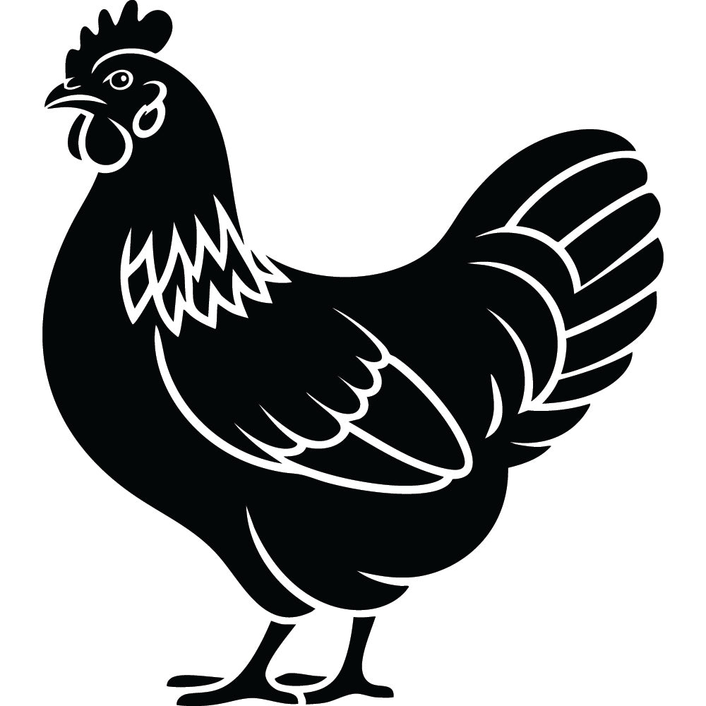 Chicken SVG File SVG DXF EPS PNG - Craft House SVG