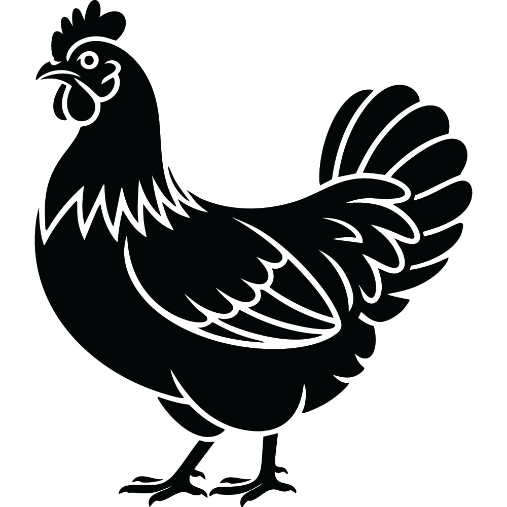 Chicken SVG File SVG DXF EPS PNG - Craft House SVG