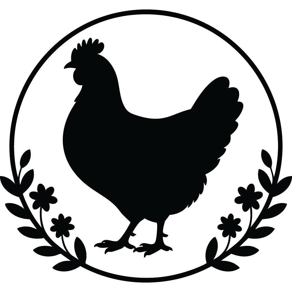 Chicken SVG File SVG DXF EPS PNG - Craft House SVG